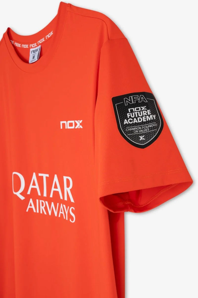 CAMISETA NOX AT10 ROJA SPONSORS 2026