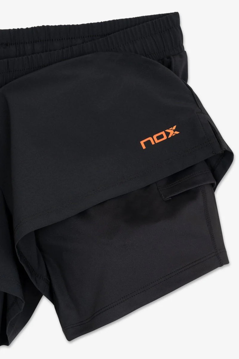 SHORT NOX TEAM NEGRO MUJER