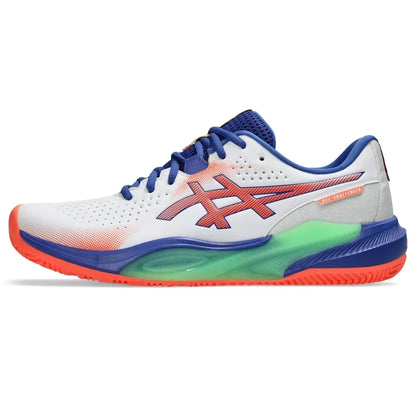 TENIS ASICS GEL-CHALLENGER 15 PADEL WHITE/VIVID CORAL HOMBRE