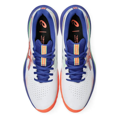 TENIS ASICS GEL-CHALLENGER 15 PADEL WHITE/VIVID CORAL HOMBRE