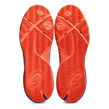 TENIS ASICS GEL-CHALLENGER 15 PADEL WHITE/VIVID CORAL HOMBRE