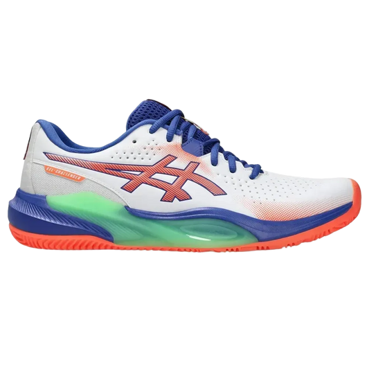 TENIS ASICS GEL-CHALLENGER 15 PADEL HOMBRE WHITE/VIVID CORAL