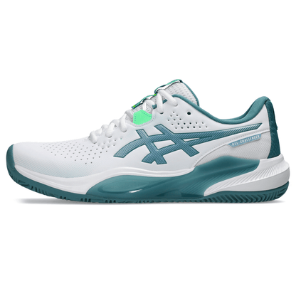 TENIS ASICS GEL-CHALLENGER 15 PADEL WHITE/MISTY PINE HOMBRE