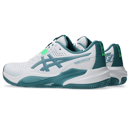 TENIS ASICS GEL-CHALLENGER 15 PADEL WHITE/MISTY PINE HOMBRE