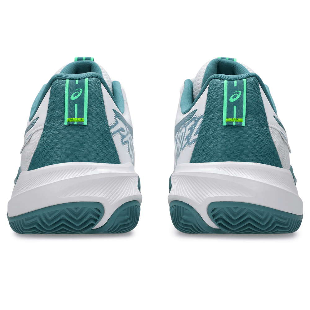 TENIS ASICS GEL-CHALLENGER 15 PADEL WHITE/MISTY PINE HOMBRE