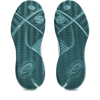 TENIS ASICS GEL-CHALLENGER 15 PADEL WHITE/MISTY PINE HOMBRE