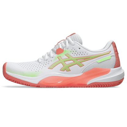 TENIS ASICS GEL-CHALLENGER 15 PADEL WHITE/GUAVA