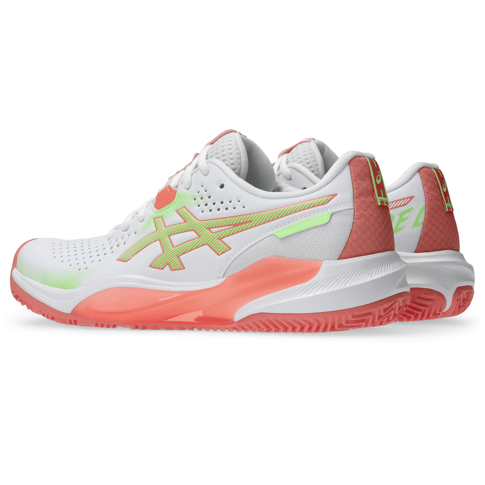 TENIS ASICS GEL-CHALLENGER 15 PADEL WHITE/GUAVA