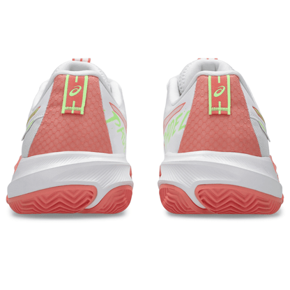 TENIS ASICS GEL-CHALLENGER 15 PADEL WHITE/GUAVA