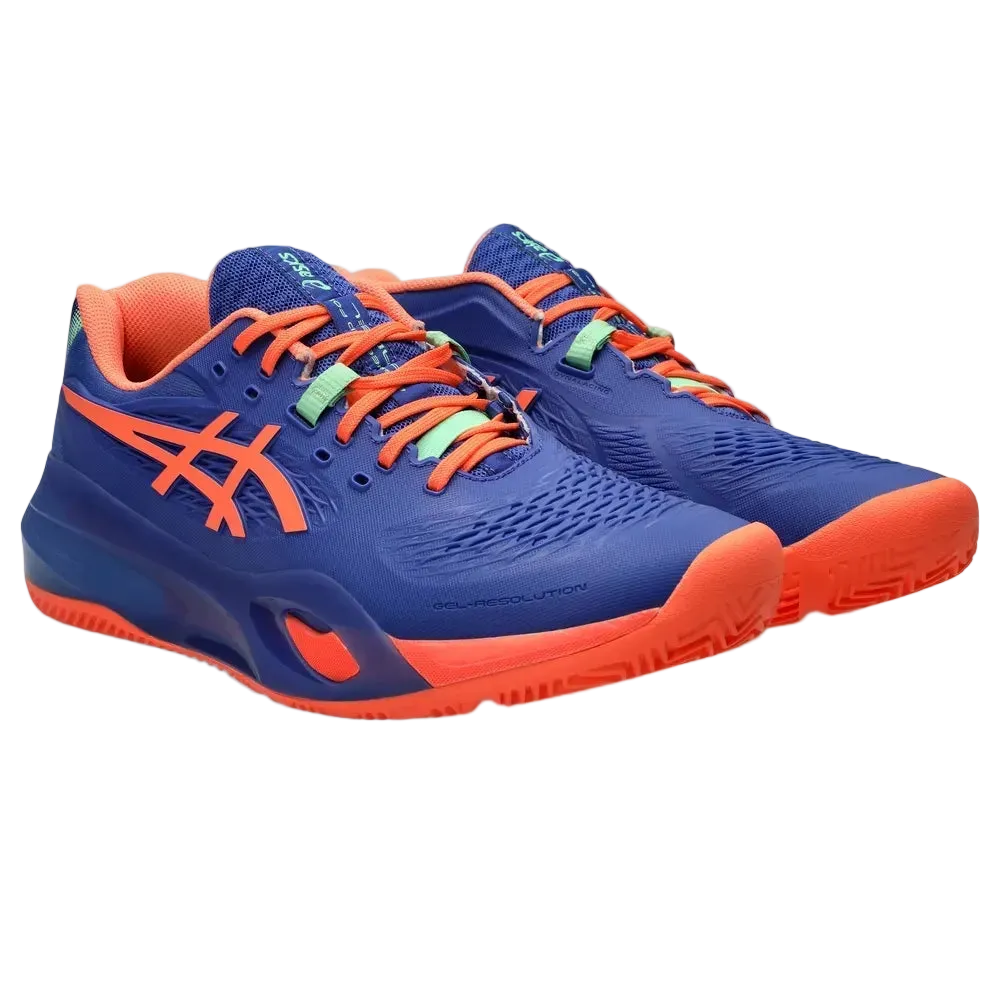 TENIS ASICS GEL-RESOLUTION X PADEL DARK COBALT/VIVID CORAL HOMBRE