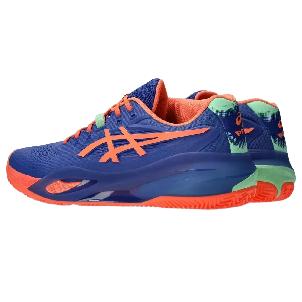 TENIS ASICS GEL-RESOLUTION X PADEL DARK COBALT/VIVID CORAL HOMBRE