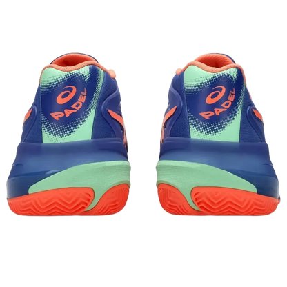 TENIS ASICS GEL-RESOLUTION X PADEL DARK COBALT/VIVID CORAL HOMBRE