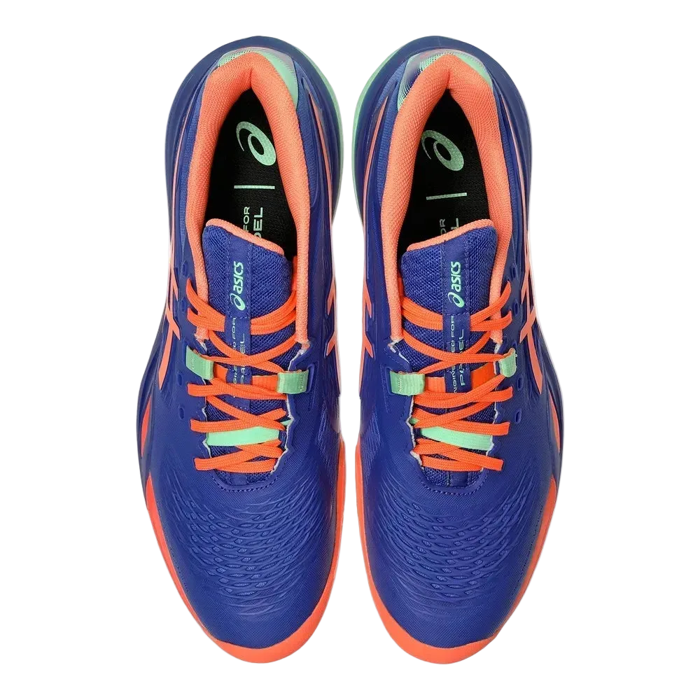 TENIS ASICS GEL-RESOLUTION X PADEL DARK COBALT/VIVID CORAL HOMBRE