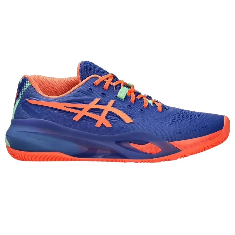 TENIS ASICS GEL-RESOLUTION X PADEL DARK COBALT/VIVID CORAL HOMBRE