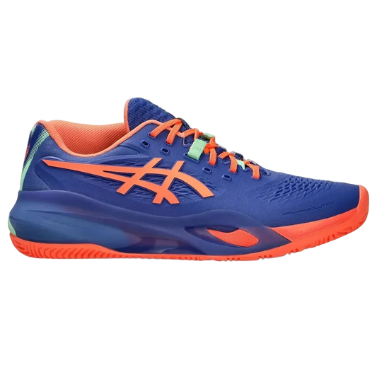 TENIS ASICS GEL-RESOLUTION X PADEL DARK COBALT/VIVID CORAL HOMBRE