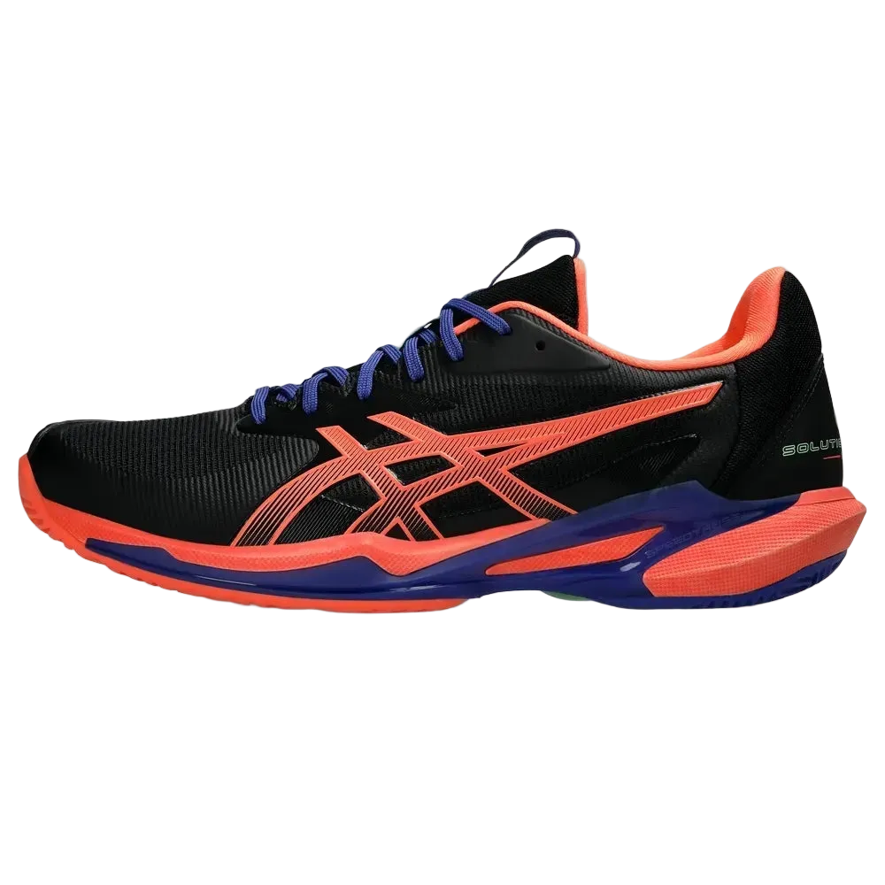 TENIS ASICS SOLUTION SPEED FF3 PADEL BLACK/VIVID CORAL HOMBRE