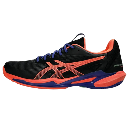 TENIS ASICS SOLUTION SPEED FF3 PADEL BLACK/VIVID CORAL HOMBRE