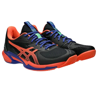 TENIS ASICS SOLUTION SPEED FF3 PADEL BLACK/VIVID CORAL HOMBRE