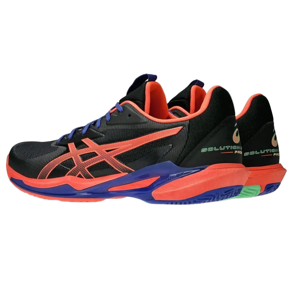 TENIS ASICS SOLUTION SPEED FF3 PADEL BLACK/VIVID CORAL HOMBRE