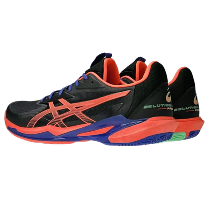 TENIS ASICS SOLUTION SPEED FF3 PADEL BLACK/VIVID CORAL HOMBRE