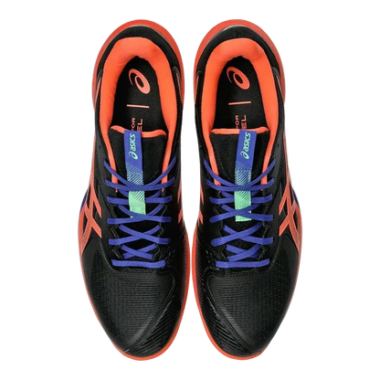 TENIS ASICS SOLUTION SPEED FF3 PADEL BLACK/VIVID CORAL HOMBRE