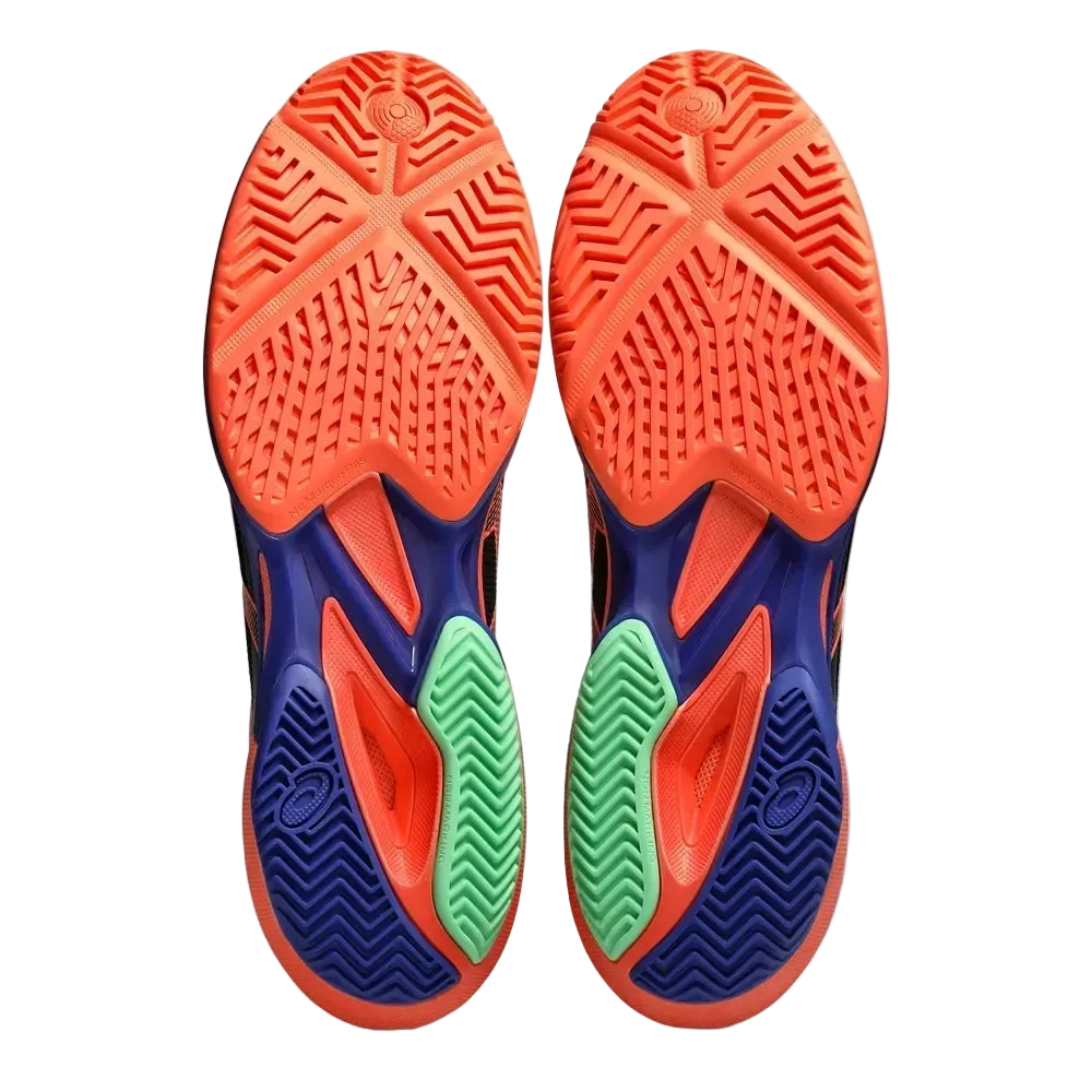 TENIS ASICS SOLUTION SPEED FF3 PADEL BLACK/VIVID CORAL HOMBRE
