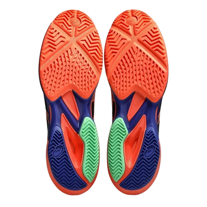 TENIS ASICS SOLUTION SPEED FF3 PADEL BLACK/VIVID CORAL HOMBRE