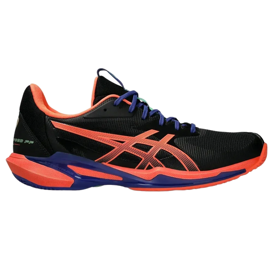 TENIS ASICS SOLUTION SPEED FF3 PADEL BLACK/VIVID CORAL HOMBRE