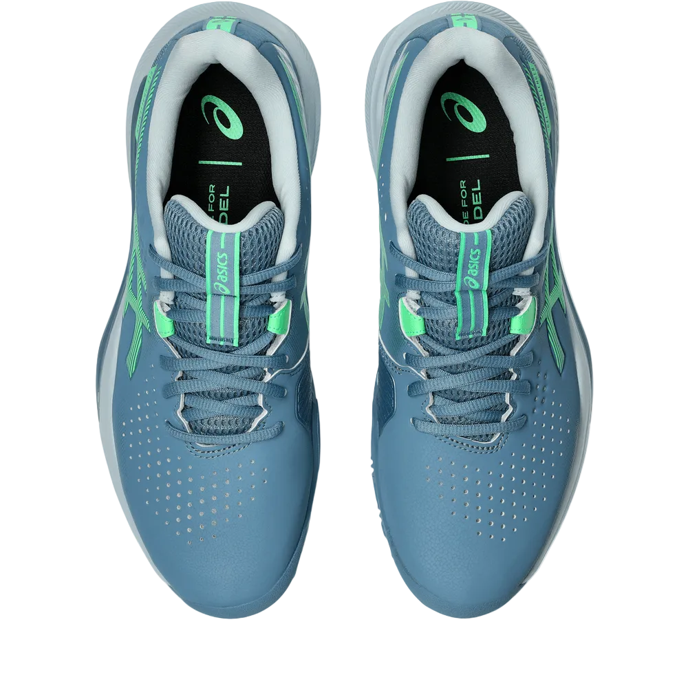TENIS ASICS GEL-CHALLENGER 15 PADEL SABA BLUE / VITAL GREEN HOMBRE
