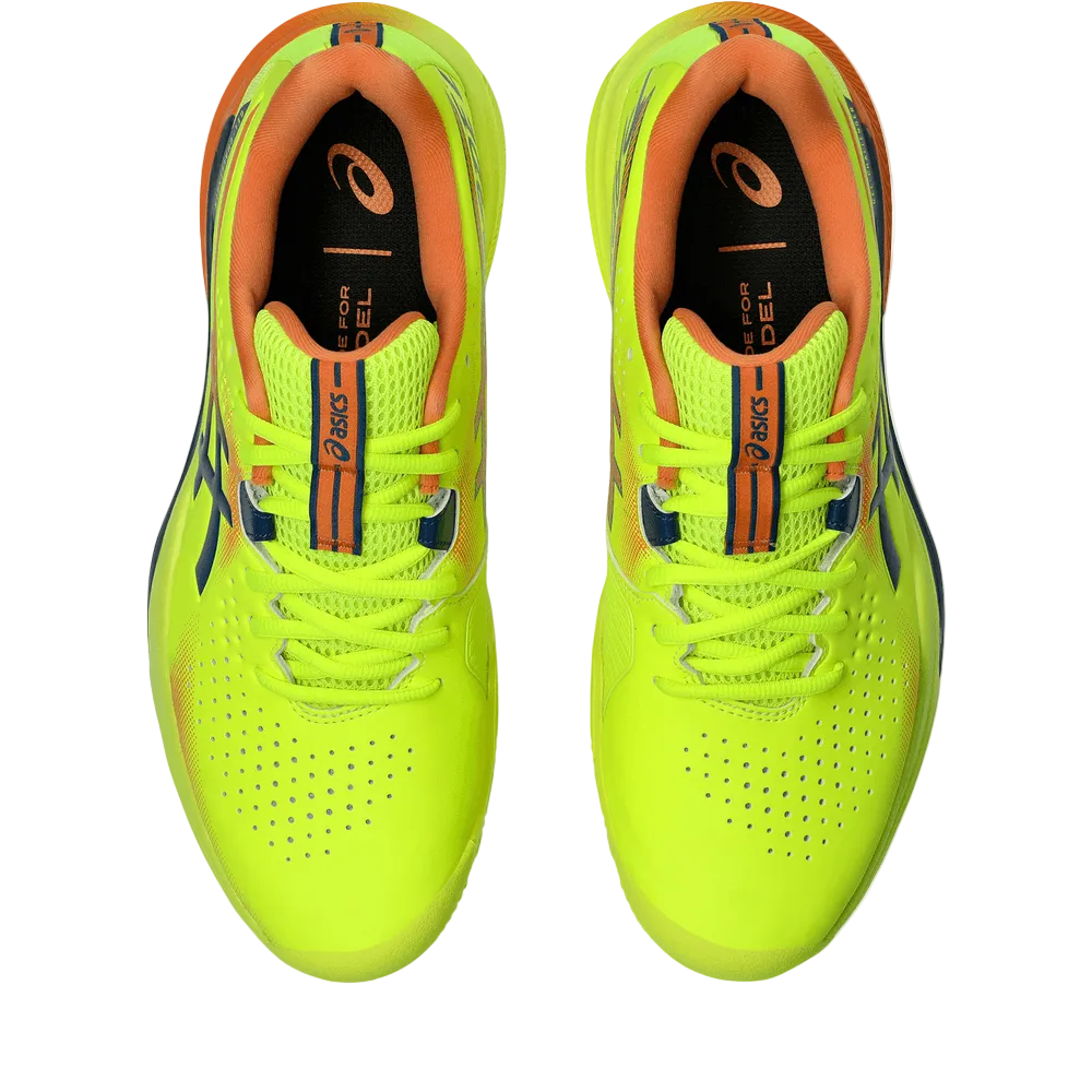 TENIS ASICS GEL-CHALENGER 15 PADEL L.E. SAFETY YELLOW/TWILIGHT BLUE HOMBRE