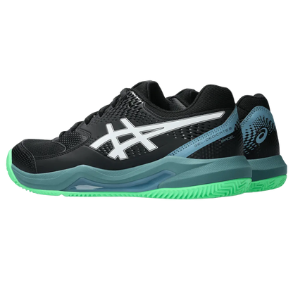 TENIS ASICS GEL-DEDICATE 8 PADEL BLACK/VITAL GREEN HOMBRE
