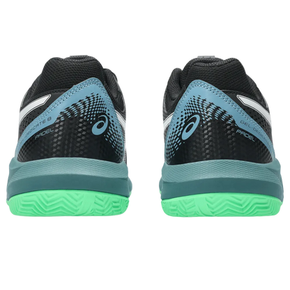 TENIS ASICS GEL-DEDICATE 8 PADEL BLACK/VITAL GREEN HOMBRE