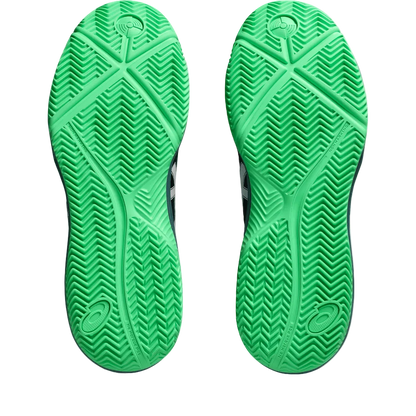 TENIS ASICS GEL-DEDICATE 8 PADEL BLACK/VITAL GREEN HOMBRE