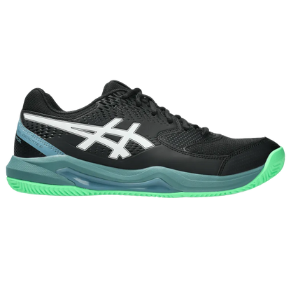 TENIS ASICS GEL-DEDICATE 8 PADEL BLACK/VITAL GREEN HOMBRE