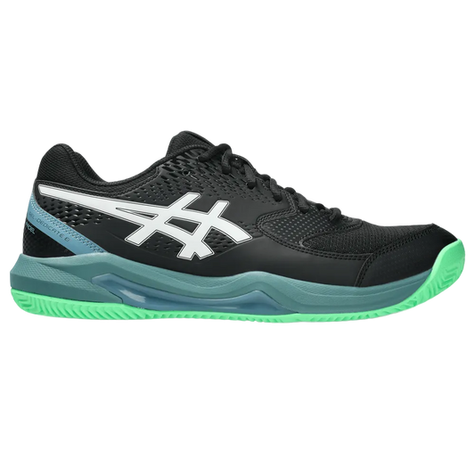 TENIS ASICS GEL-DEDICATE 8 PADEL BLACK/VITAL GREEN HOMBRE
