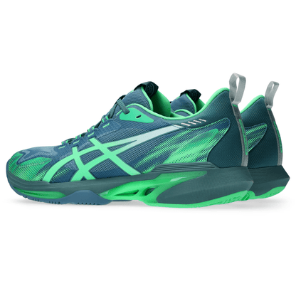 TENIS ASICS SONIC SMASH FF SABA BLUE/VITAL GREEN
