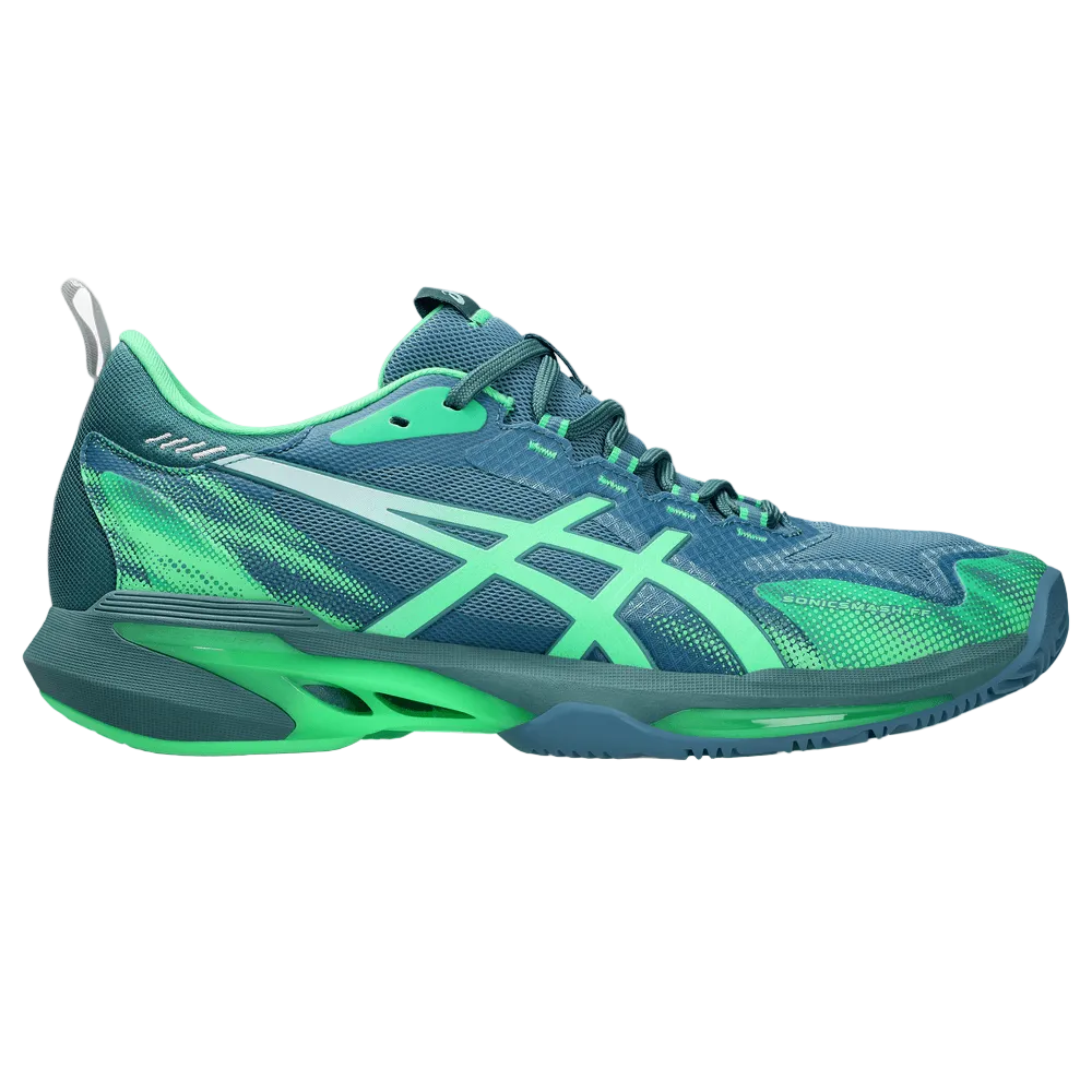 TENIS ASICS SONIC SMASH FF SABA BLUE/VITAL GREEN