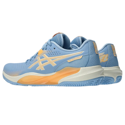 TENIS ASICS GEL-CHALLENGER 15 PADEL STONE WASH/ORANGE GLOW MUJER