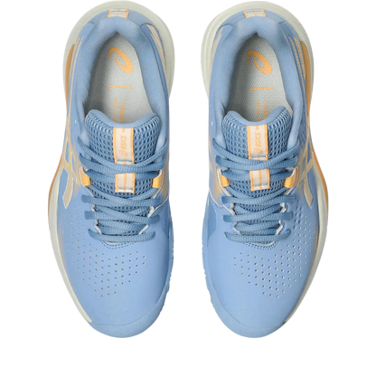 TENIS ASICS GEL-CHALLENGER 15 PADEL STONE WASH/ORANGE GLOW MUJER
