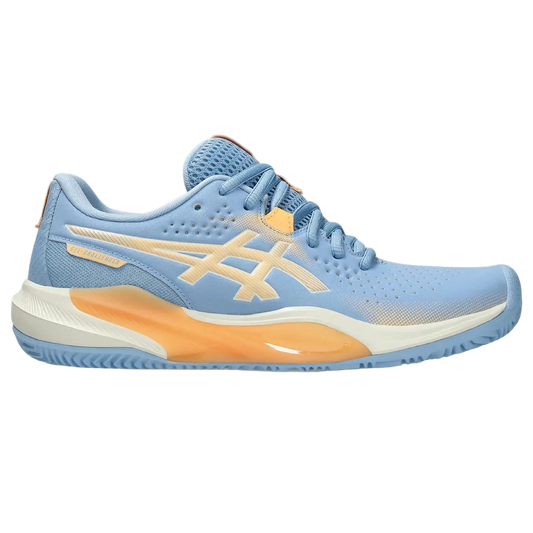 TENIS ASICS GEL-CHALLENGER 15 PADEL STONE WASH/ORANGE GLOW MUJER