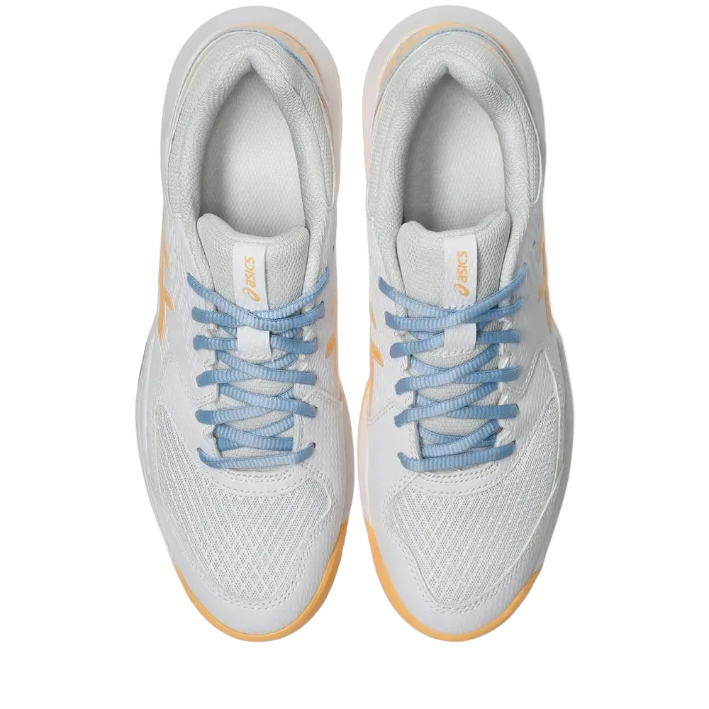 TENIS ASICS GEL-DEDICATE 8 PADEL WHITE/ORANGE GLOW MUJER