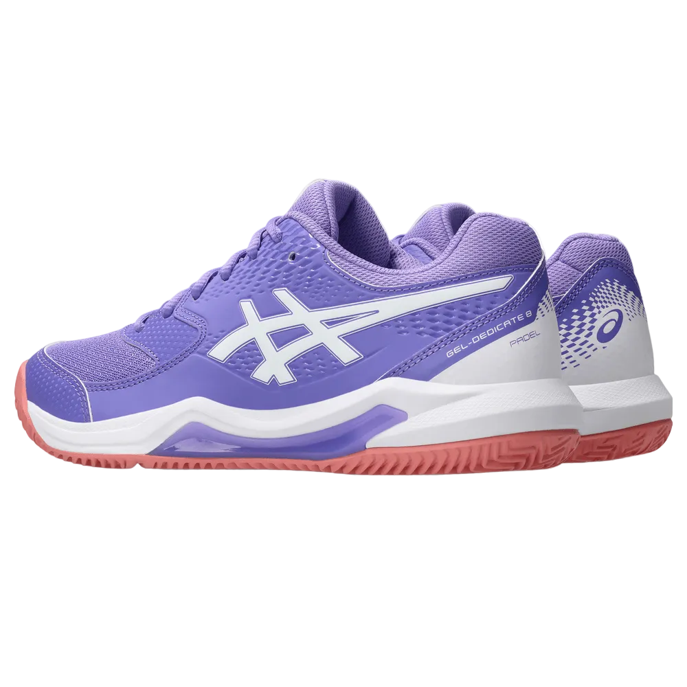 TENIS ASICS GEL-DEDICATE 8 PADEL AMETHYST/WHITE MUJER