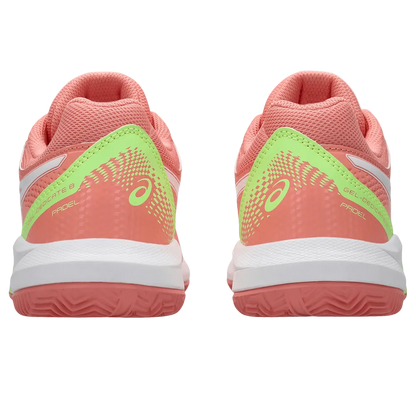 TENIS ASICS GEL DEDICATE 8 PADEL GUAVA/WHITE MUJER