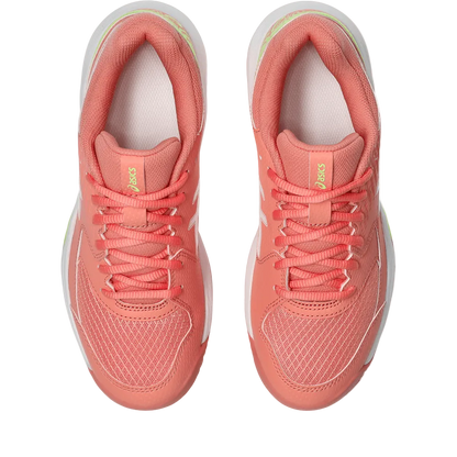TENIS ASICS GEL DEDICATE 8 PADEL GUAVA/WHITE MUJER