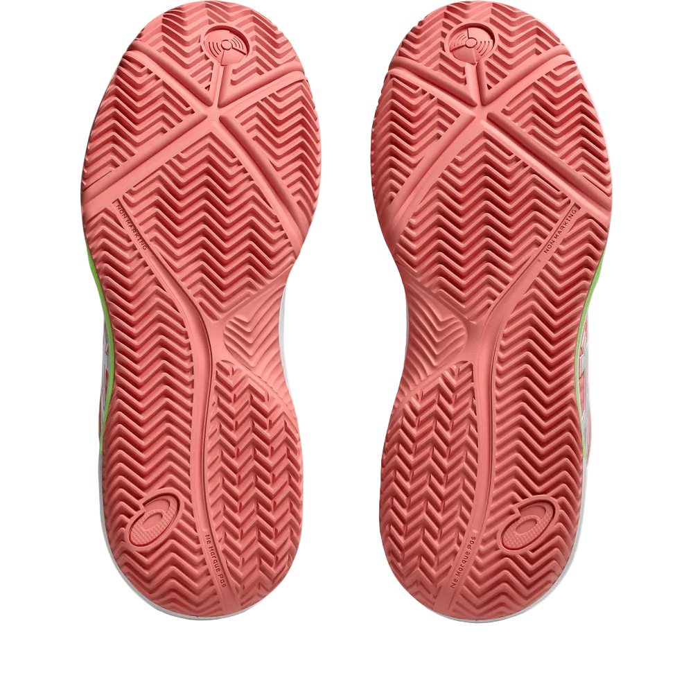 TENIS ASICS GEL DEDICATE 8 PADEL GUAVA/WHITE MUJER