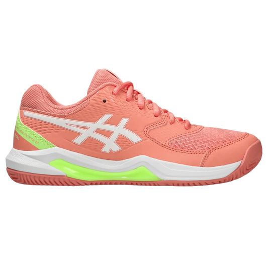 TENIS ASICS GEL DEDICATE 8 PADEL GUAVA/WHITE MUJER