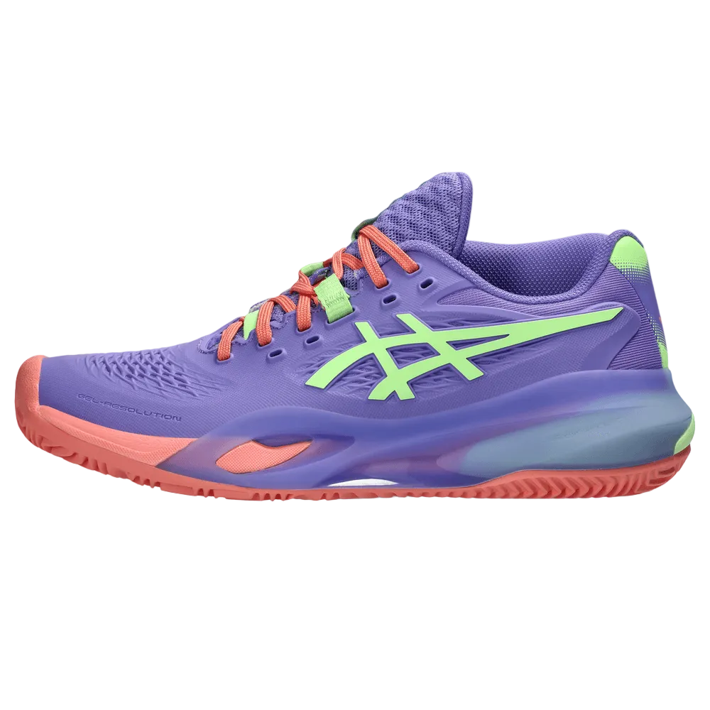 TENIS ASICS GEL-RESOLUTION X PADEL AMETHYST/ILLUMINATE GREEN MUJER