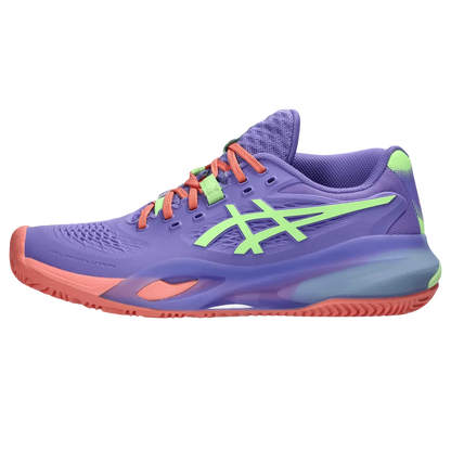 TENIS ASICS GEL-RESOLUTION X PADEL AMETHYST/ILLUMINATE GREEN MUJER
