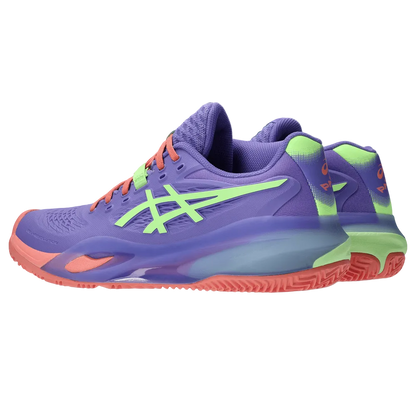 TENIS ASICS GEL-RESOLUTION X PADEL AMETHYST/ILLUMINATE GREEN MUJER