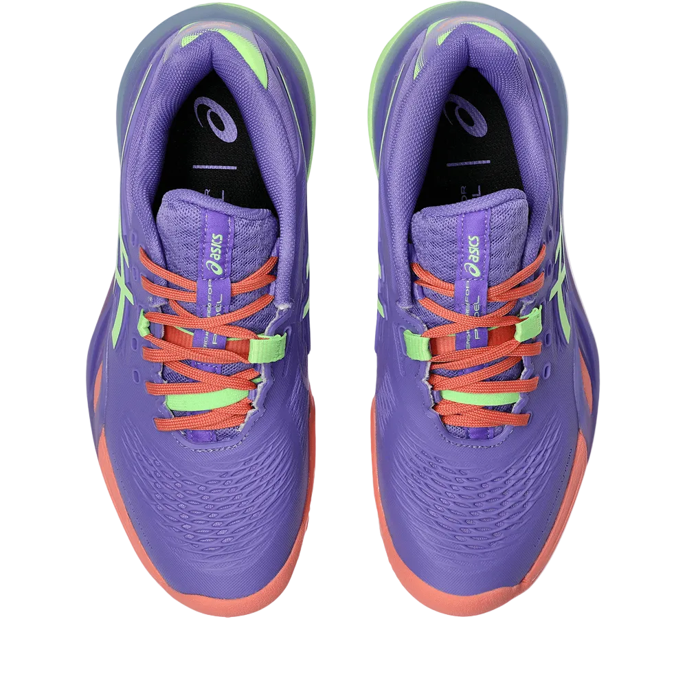 TENIS ASICS GEL-RESOLUTION X PADEL AMETHYST/ILLUMINATE GREEN MUJER